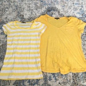 Women’s yellow tee